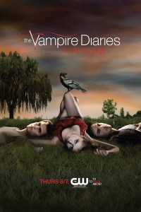 Amerikanisches Plakat zur Serie The Vampire Diaries