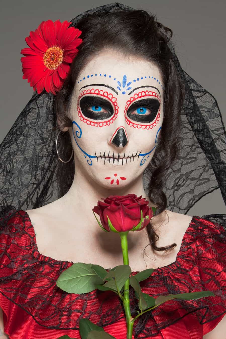 Dia De Los Muertos Frau Portrat Halloween De Das Halloween Horror Magazin