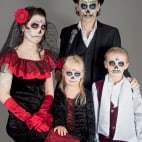 Dia de los Muertos Familie