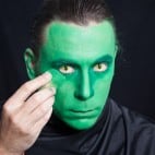 Halloween Make-up Kiemenmenschen Schminkanleitung 29