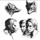 Verwandlung eines Menschen in einen Werwolf