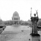 Weltausstellung Chicago 1893: Ein Blick auf „Court  of Honor“ und „Grand Basin“ der „White City“
