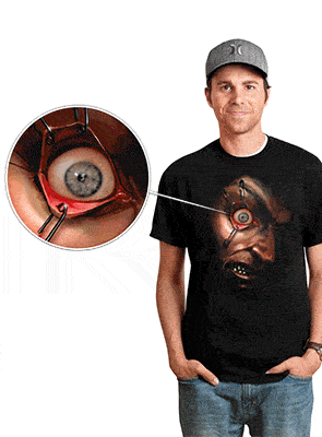 Digital Dudz Wahnsinniges Auge Shirt-117921