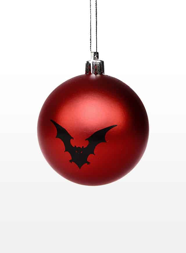 Weihnachtskugel Fledermaus