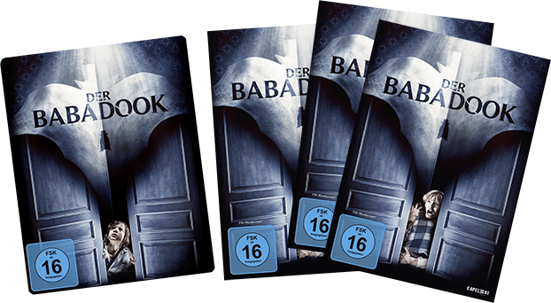 halloween.de verlost 3x DVD und Blu-ray Steelbook von "Der Babadook"