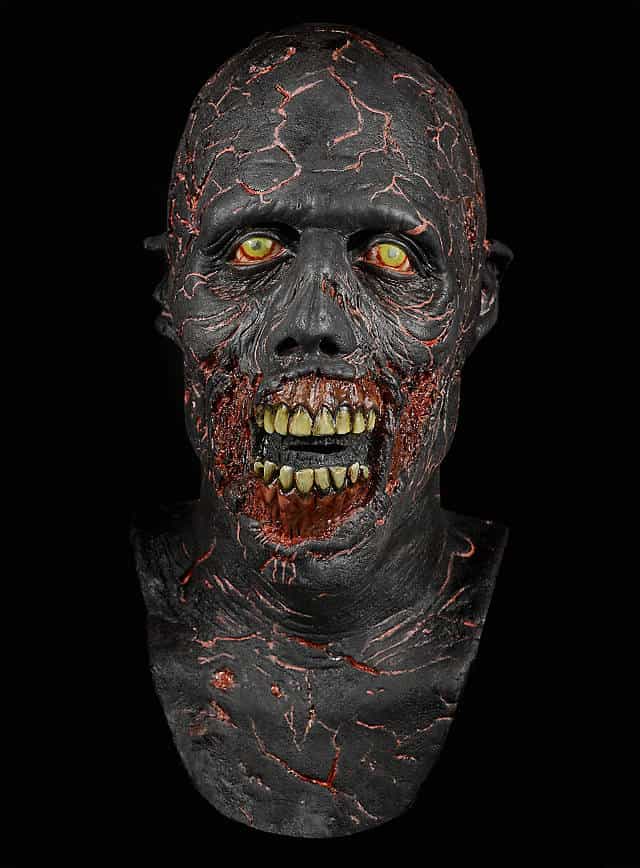 Horrormaske The walking Dead Verbrannter Zombie